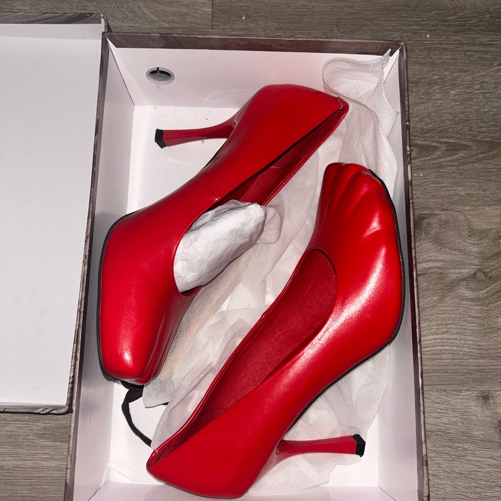 Jeffrey Campbell Vibrant Red Heels
